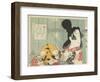 Beauties of Kan'ei and Shoho Era, April 1896-Kobayashi Kiyochika-Framed Giclee Print