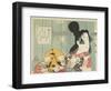 Beauties of Kan'ei and Shoho Era, April 1896-Kobayashi Kiyochika-Framed Giclee Print