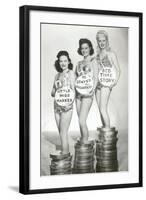 Beauties with Film Canisters-null-Framed Art Print