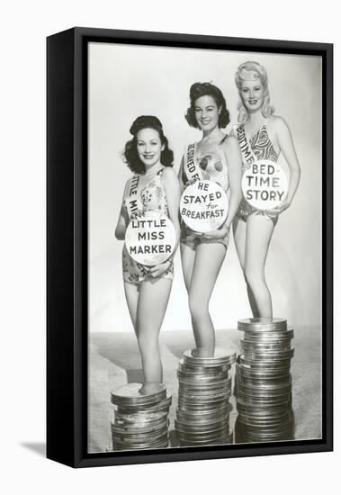 Beauties with Film Canisters-null-Framed Stretched Canvas