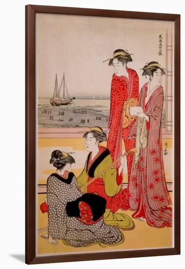 Beauties-Kiyonaga Tori-Framed Giclee Print