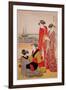 Beauties-Kiyonaga Tori-Framed Giclee Print