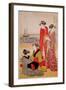 Beauties-Kiyonaga Tori-Framed Giclee Print