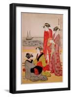 Beauties-Kiyonaga Tori-Framed Giclee Print