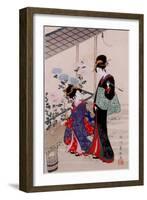 Beauties-Toyokuni Kitagawa-Framed Giclee Print