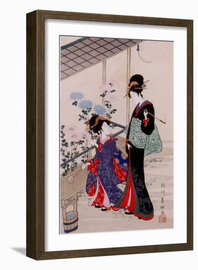 Beauties-Toyokuni Kitagawa-Framed Giclee Print