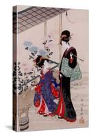 Beauties-Toyokuni Kitagawa-Stretched Canvas