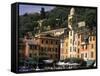 Beautifl Vista, Portofino, Italy-Bill Bachmann-Framed Stretched Canvas
