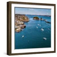 Beautiful Aerial Coast I-Jason Veilleux-Framed Art Print