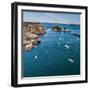 Beautiful Aerial Coast I-Jason Veilleux-Framed Art Print