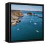 Beautiful Aerial Coast I-Jason Veilleux-Framed Stretched Canvas