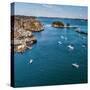 Beautiful Aerial Coast I-Jason Veilleux-Stretched Canvas