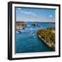 Beautiful Aerial Coast II-Jason Veilleux-Framed Art Print