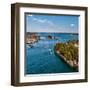 Beautiful Aerial Coast II-Jason Veilleux-Framed Art Print