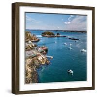 Beautiful Aerial Coast III-Jason Veilleux-Framed Art Print