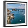 Beautiful Aerial Coast III-Jason Veilleux-Framed Art Print