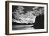 Beautiful Alaskan Mountains Photograph - Alaska-Lantern Press-Framed Art Print