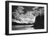 Beautiful Alaskan Mountains Photograph - Alaska-Lantern Press-Framed Art Print