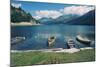 Beautiful Alpine Landscape (Valley of Engadin, Switzerland)-nagib-Mounted Photographic Print