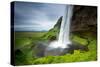 Beautiful and Dramatic Seljalandsfoss Waterfalls in Iceland-Luis Louro-Stretched Canvas