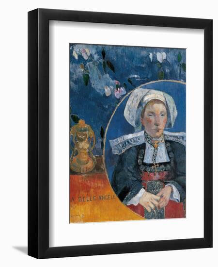 Beautiful Angele-Paul Gauguin-Framed Art Print