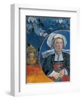 Beautiful Angele-Paul Gauguin-Framed Art Print