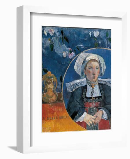 Beautiful Angele-Paul Gauguin-Framed Art Print