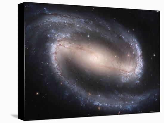 Beautiful Barred Spiral Galaxy NGC 1300, Hubble Space Telescope-Stocktrek Images-Stretched Canvas