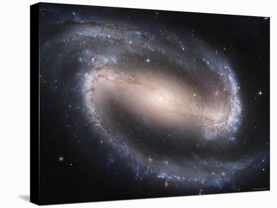 Beautiful Barred Spiral Galaxy NGC 1300, Hubble Space Telescope-Stocktrek Images-Stretched Canvas