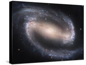 Beautiful Barred Spiral Galaxy NGC 1300, Hubble Space Telescope-Stocktrek Images-Stretched Canvas