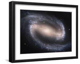 Beautiful Barred Spiral Galaxy NGC 1300, Hubble Space Telescope-Stocktrek Images-Framed Premium Photographic Print