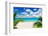 Beautiful Beach and Tropical Sea-Vitaliy Pakhnyushchyy-Framed Photographic Print