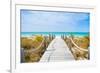 Beautiful Beach at Caribbean Providenciales Island in Turks and Caicos-BlueOrange Studio-Framed Photographic Print