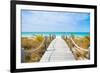 Beautiful Beach at Caribbean Providenciales Island in Turks and Caicos-BlueOrange Studio-Framed Photographic Print