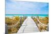 Beautiful Beach at Caribbean Providenciales Island in Turks and Caicos-BlueOrange Studio-Mounted Photographic Print