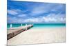 Beautiful Beach at Caribbean Providenciales Island in Turks and Caicos-BlueOrange Studio-Mounted Photographic Print