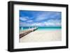 Beautiful Beach at Caribbean Providenciales Island in Turks and Caicos-BlueOrange Studio-Framed Photographic Print