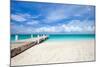 Beautiful Beach at Caribbean Providenciales Island in Turks and Caicos-BlueOrange Studio-Mounted Photographic Print