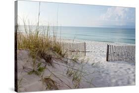 Beautiful Beach at Sunrise-forestpath-Stretched Canvas