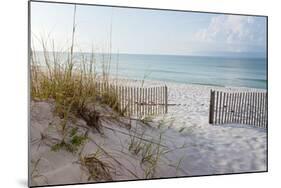 Beautiful Beach at Sunrise-forestpath-Mounted Photographic Print