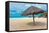 Beautiful Beach in Aruba, Caribbean Islands, Lesser Antilles-mffoto-Framed Stretched Canvas