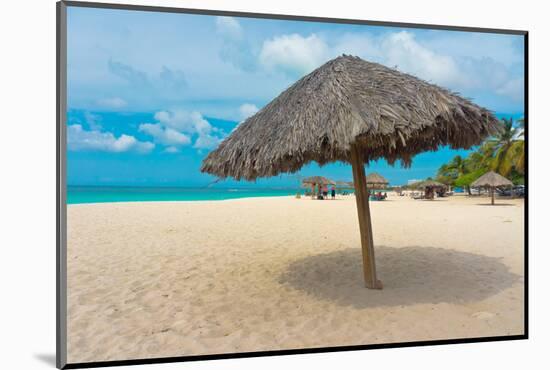 Beautiful Beach in Aruba, Caribbean Islands, Lesser Antilles-mffoto-Mounted Photographic Print