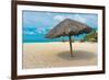 Beautiful Beach in Aruba, Caribbean Islands, Lesser Antilles-mffoto-Framed Photographic Print