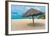 Beautiful Beach in Aruba, Caribbean Islands, Lesser Antilles-mffoto-Framed Photographic Print