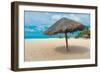 Beautiful Beach in Aruba, Caribbean Islands, Lesser Antilles-mffoto-Framed Photographic Print