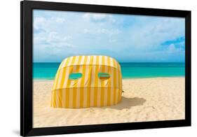 Beautiful Beach in Aruba, Caribbean Islands, Lesser Antilles-mffoto-Framed Photographic Print