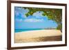 Beautiful Beach in Aruba, Caribbean Islands, Lesser Antilles-mffoto-Framed Photographic Print