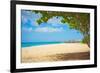 Beautiful Beach in Aruba, Caribbean Islands, Lesser Antilles-mffoto-Framed Photographic Print