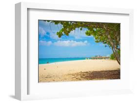 Beautiful Beach in Aruba, Caribbean Islands, Lesser Antilles-mffoto-Framed Photographic Print