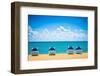 Beautiful Beach in Philipsburg, Saint Maarten, Carribean Islands-mffoto-Framed Photographic Print